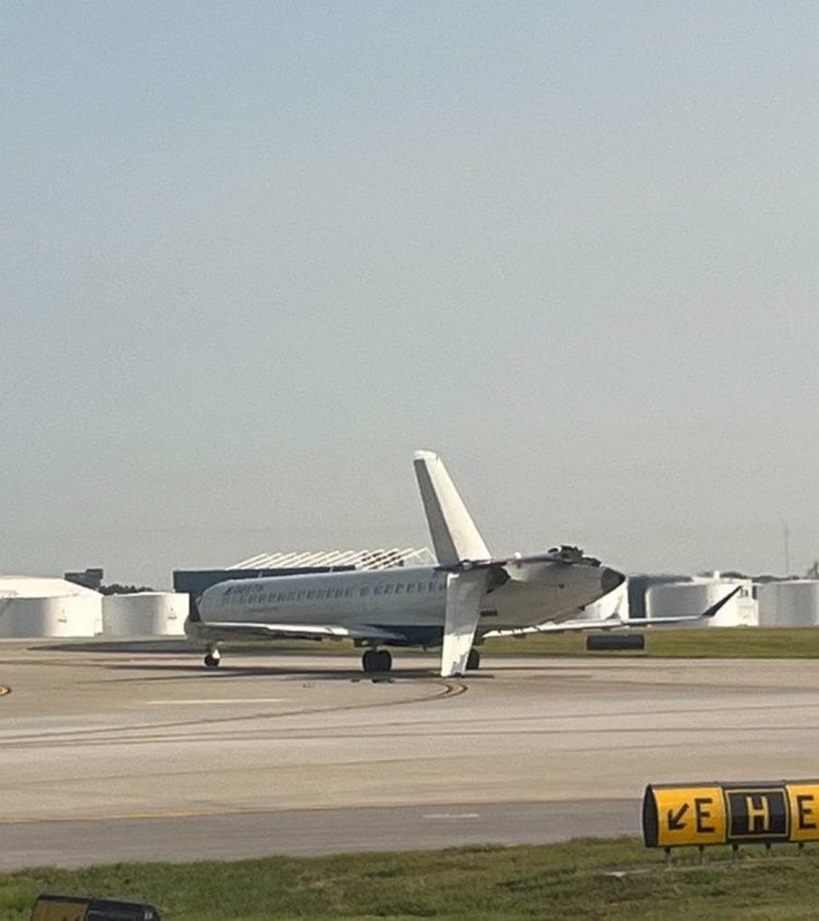 Chocan 2 aviones en pista de aeropuerto de Atlanta