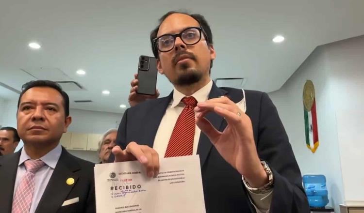 Presentan solicitud de juicio político contra legisladores de la 4T por aprobar reforma judicial