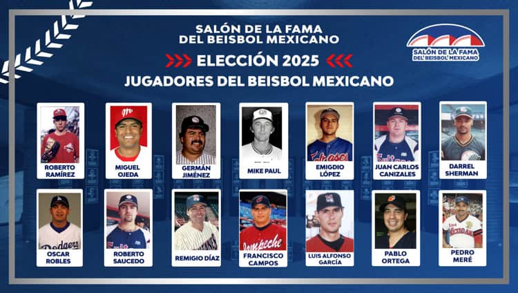 Salón de la Fama del Beisbol Mexicano da a conocer a candidatos para Elección 2025; incluyen a Pedro Meré