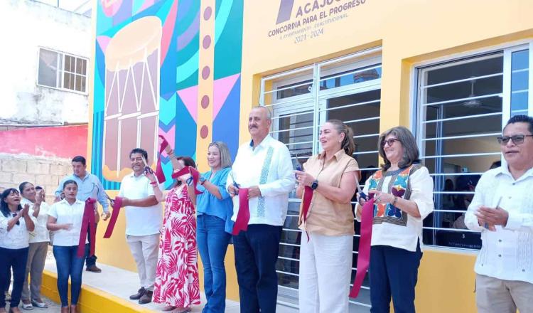 Inauguran Centro Comunitario Indígena de Guaytalpa, Nacajuca