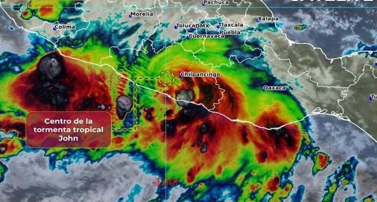 "John" se degrada a tormenta tropical