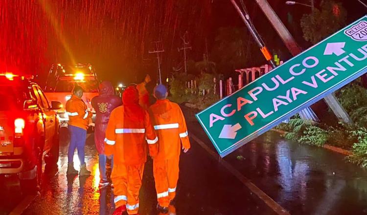 Dos fallecidos deja ´John´ en Guerrero, reporta gobernadora