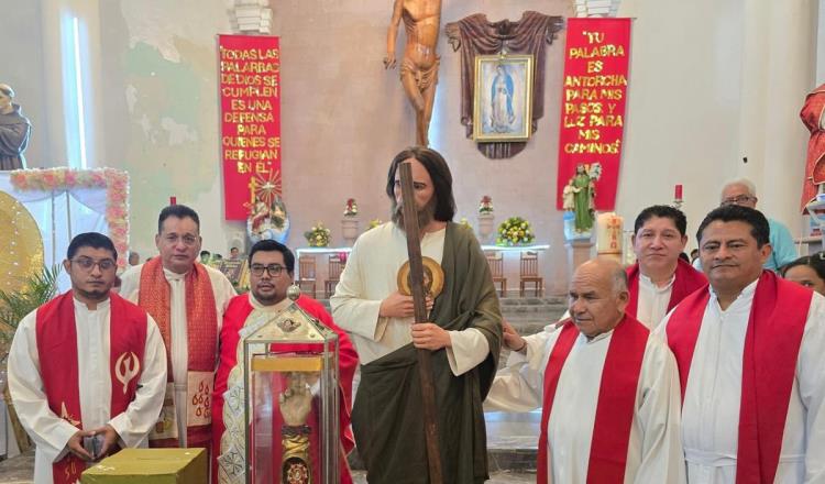 Reliquia de San Judas Tadeo llega a Villahermosa 