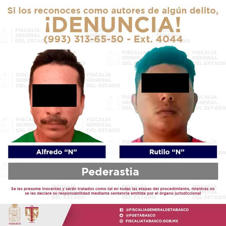 FGE asegura a 4 hombres por abuso sexual y pederastia