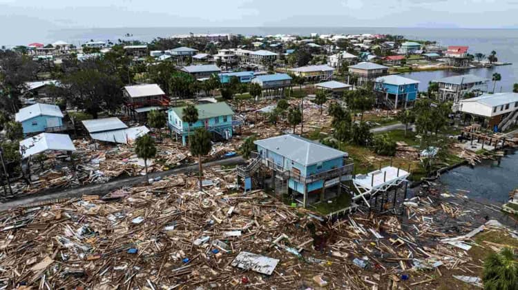 Reportan cerca de 95 muertos tras paso de "Helene" por Estados Unidos