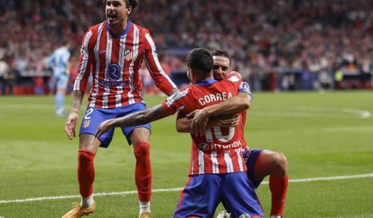 Atlético de Madrid rescata empate en derbi vs Real Madrid