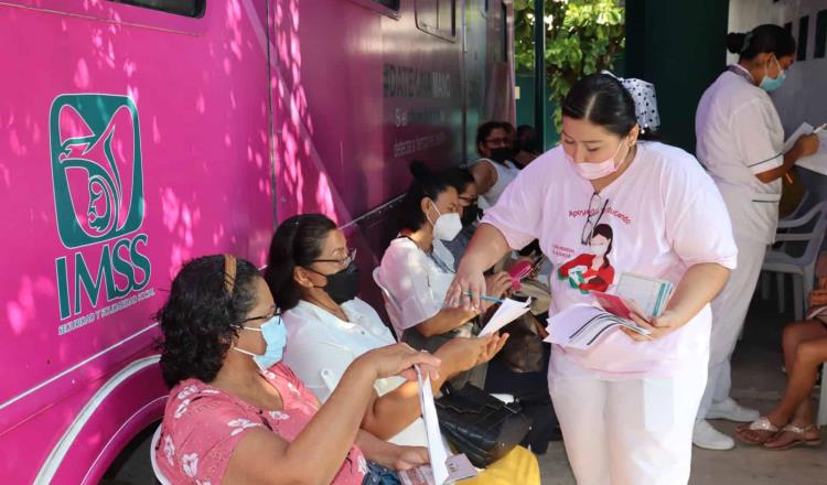 Anuncia IMSS jornada de mastografía durante octubre en Tabasco