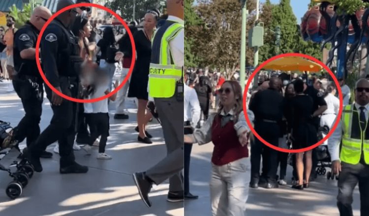 Arrestan a mujer en Disneyland y la sacan del parque frente a sus hijas menores