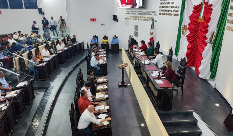 Congreso de Tabasco da entrada a las primeras 6 iniciativas de May