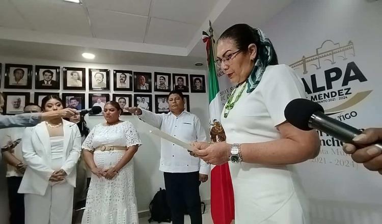 Sin manifestaciones, toma protesta José Olán como nuevo alcalde de Jalpa