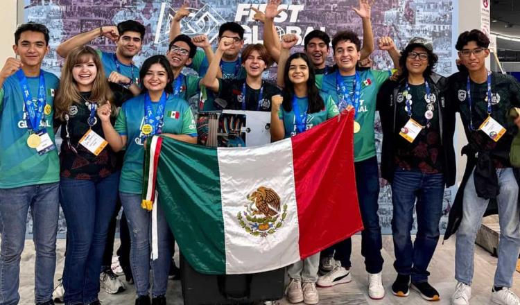 Ganan mexicanos oro en competencia de robótica en Grecia