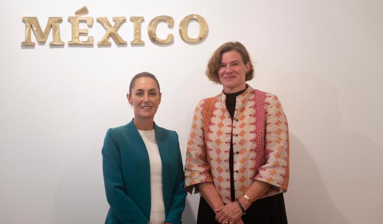 Se reúne Sheinbaum con Mariana Mazzucato, de la University College London