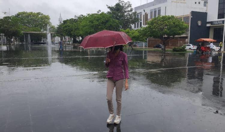 Chubascos con lluvias puntuales fuertes se prevén para este viernes en Tabasco