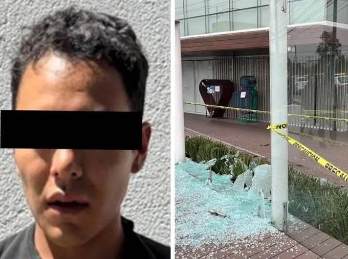 Detienen a presunto responsable de ataque a instalaciones del INAI en CDMX