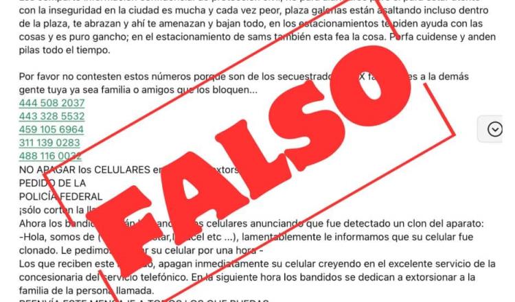 Advierte PC de información falsa sobre presuntos actos delictivos en Tabasco