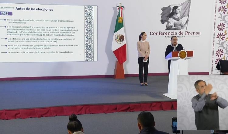 Defiende Gobierno de México tómbola para seleccionar vacantes del Poder Judicial a elegir en 2025