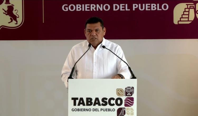 May anuncia construcción de red de agua potable en San Carlos, Macuspana