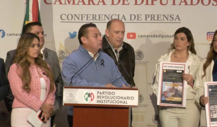 Desde San Lázaro piden al Consejo de Seguridad atender violencia en Tabasco