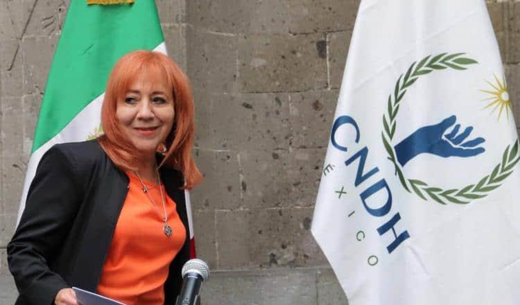 Se registra Rosario Piedra para reelegirse en la CNDH