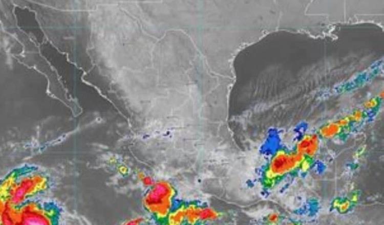 Lluvias fuertes con puntuales muy fuertes de 50 a 75 mm se esperan para este miércoles en Tabasco