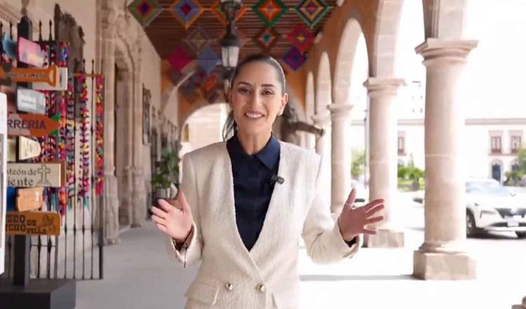 Gobierno de Durango usa a "Claudita", imitadora de Sheinbaum, para promocionar descuentos