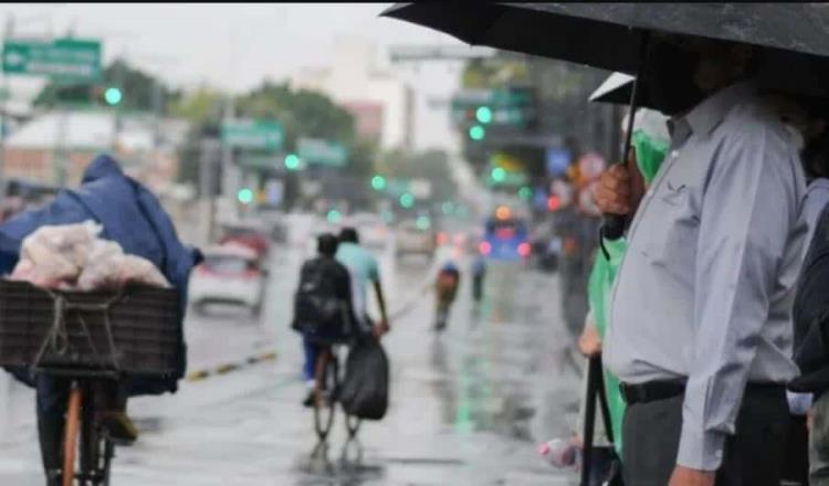 Lluvias de muy fuertes a intensas se esperan para este sábado en Tabasco