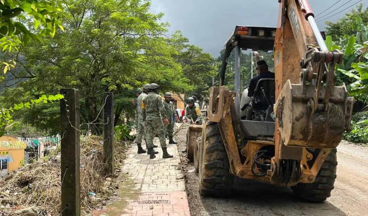 Se registran afectaciones por lluvias en Chiapas