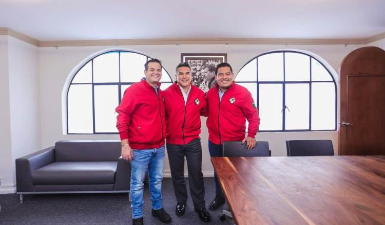 Alejandro Moreno se reúne con Miguel Barrueta y Fabián Granier