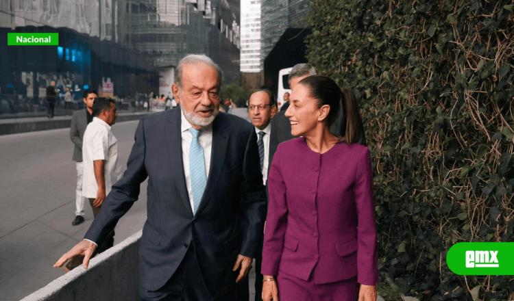 Carlos Slim asegura que hay mucho potencial para la economía mexicana tras hablar con Sheinbaum