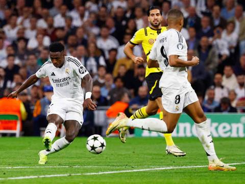 Real Madrid logra espectacular remontada y humilla al Dortmund con todo y triplete de Vinicius