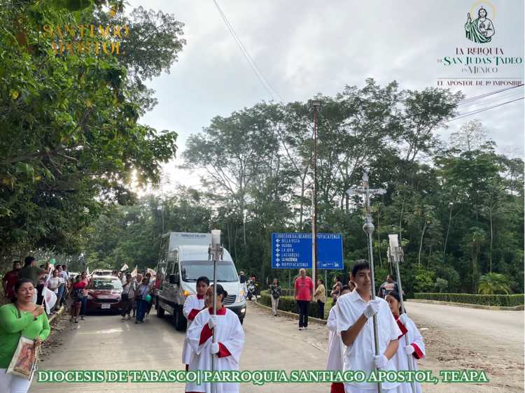 Se despide de Tabasco la reliquia de San Judas Tadeo