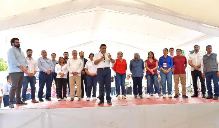 Promete May que su gobierno llegará hasta el último rincón de Tabasco