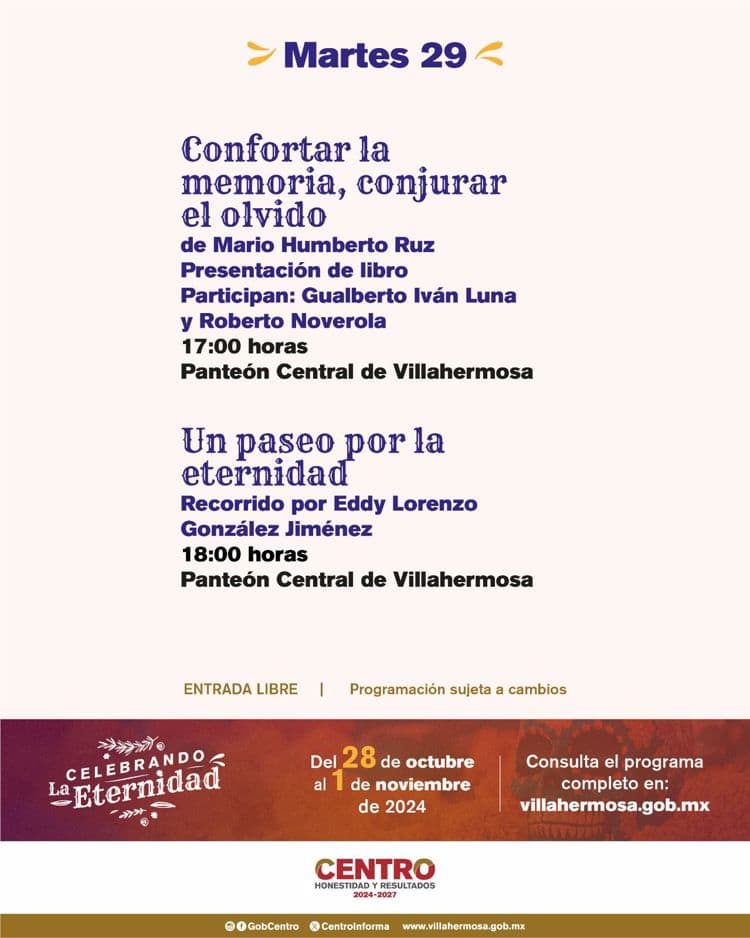 Hoy inicia en Centro el ´Festival Celebrando la Eternidad´