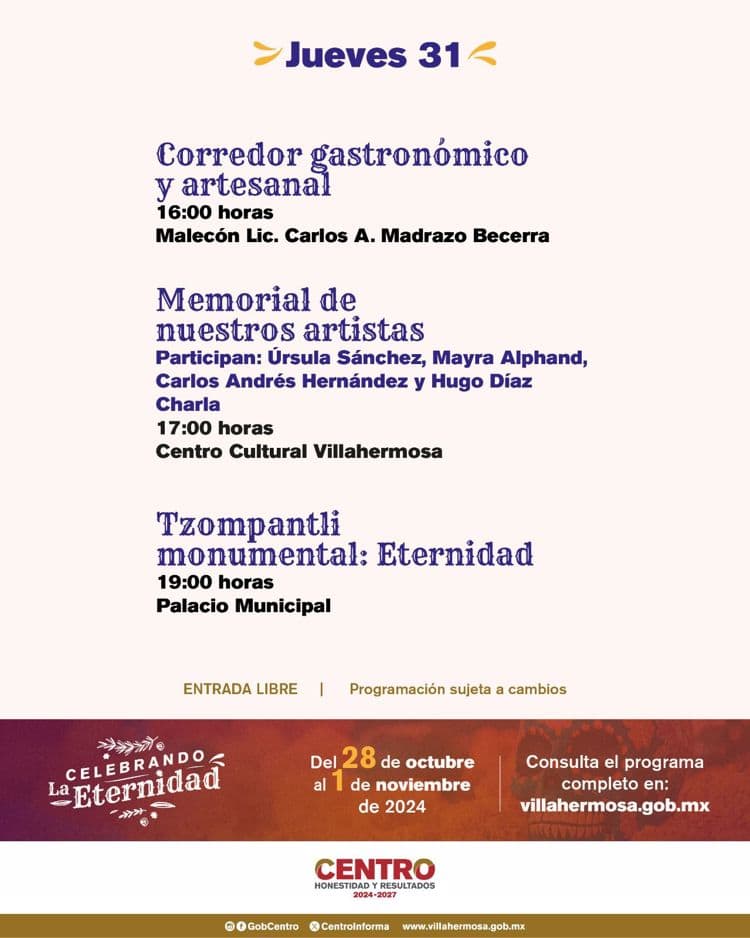 Hoy inicia en Centro el ´Festival Celebrando la Eternidad´