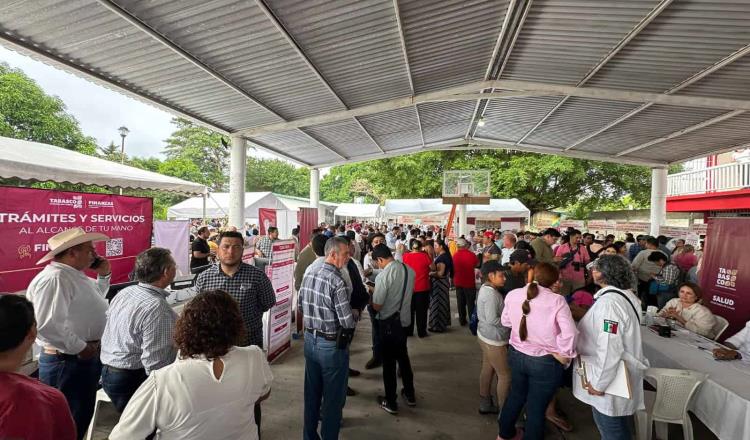 Queremos descentralizar el gobierno: May desde Huimanguillo