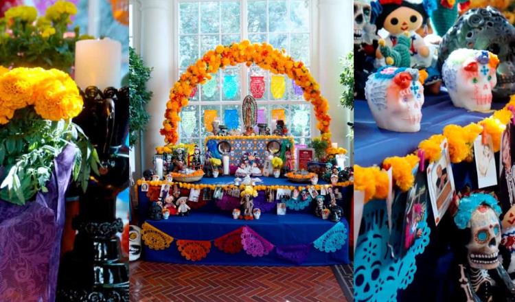 Con altar mexicano, celebran en la Casa Blanca el Día de Muertos