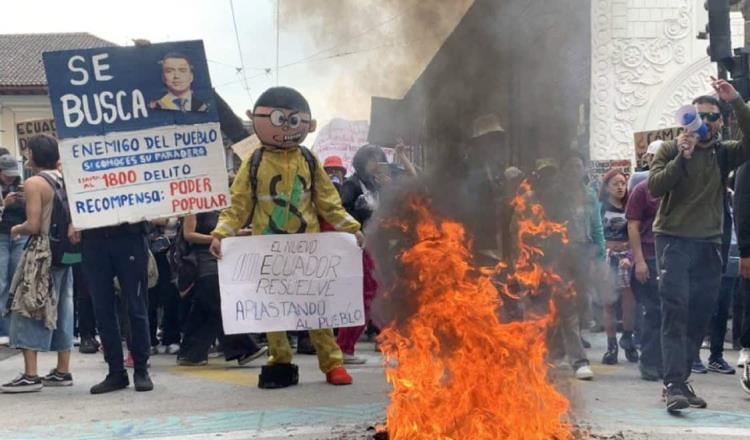 Crisis eléctrica e inseguridad generan protestas en Ecuador