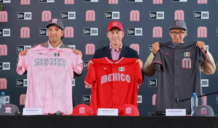 Presentan uniformes que usará la selección mexicana de beisbol en el Premier 12