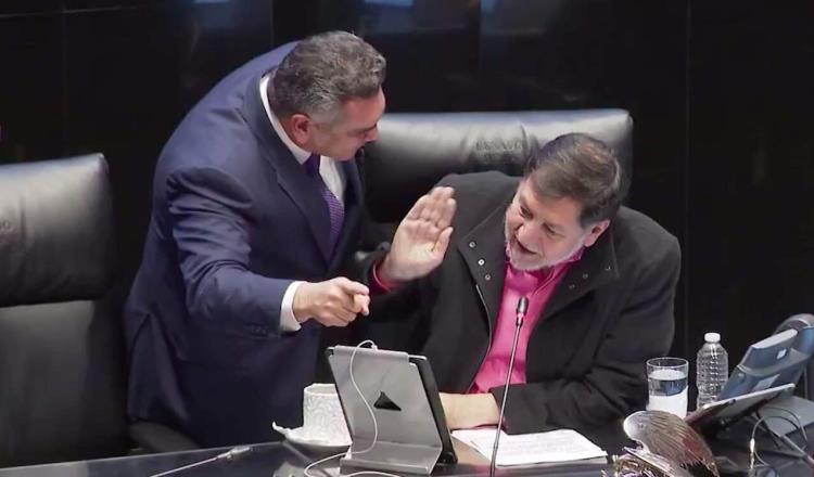 Alito encara a Noroña y discute con Adán Augusto en el Senado