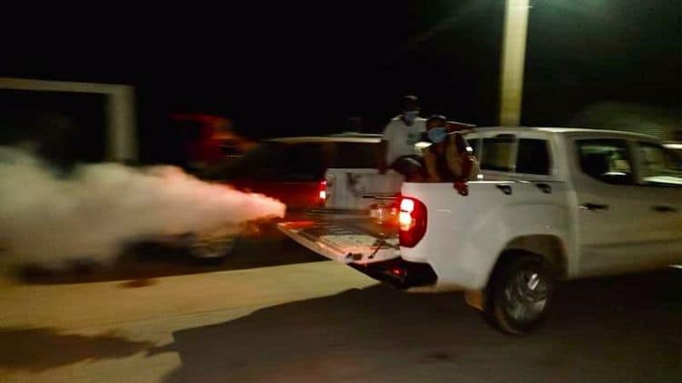 Inicia operativo de fumigación terrestre contra mosquito transmisor del dengue en Tabasco