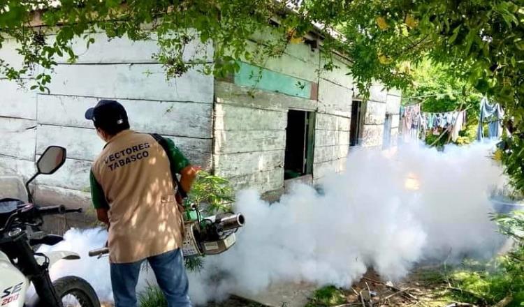 Inicia operativo de fumigación terrestre contra mosquito transmisor del dengue en Tabasco