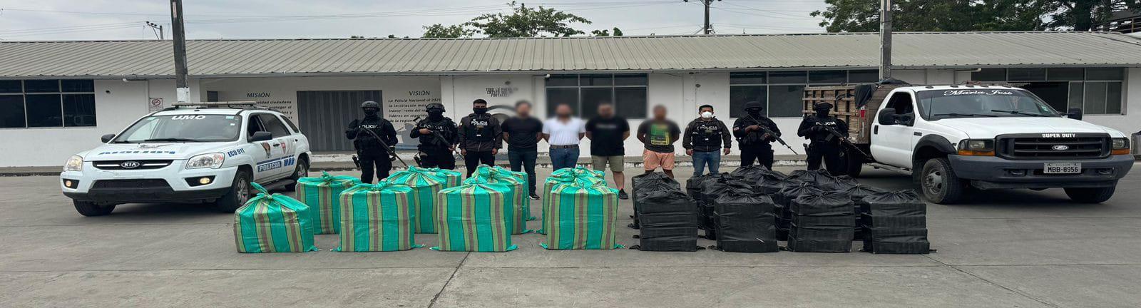 En Ecuador detienen a dos mexicanos por tráfico de droga