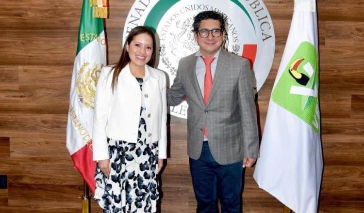 Realizará PVEM campaña de afiliación en Tabasco, luego de reunión entre dirigentes nacional y estatal