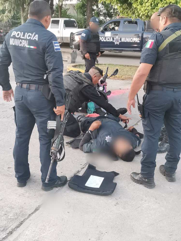 Atropellan a policía de Comalcalco mientras realizaba patrullaje