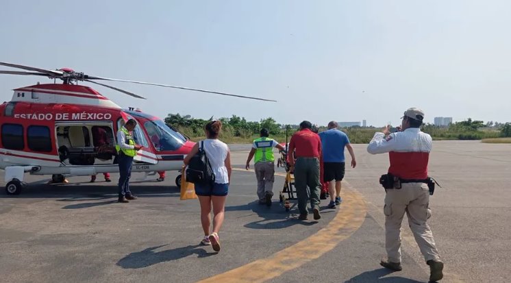 Realizan traslado aéreo de paciente pediátrico con éxito de Guerrero a Edomex