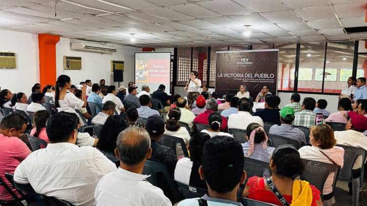 Inician diputados federales de Tabasco asambleas para difundir Reforma Judicial