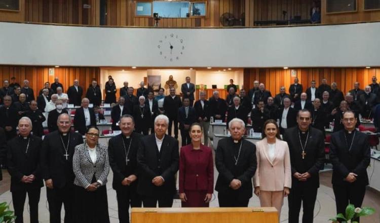 Sheinbaum se reúne con el Episcopado Mexicano