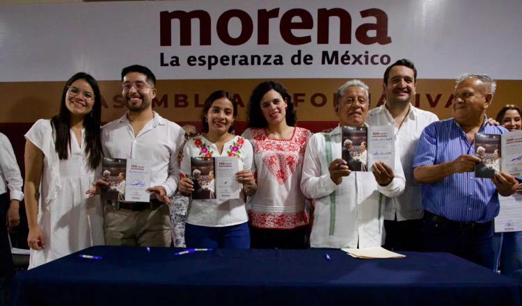 Desde Tabasco Luisa Alcalde llama a construir un Morena fuerte para las próximas generaciones