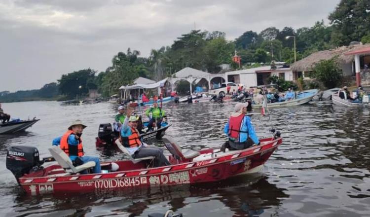 Recibe Tenosique 250 competidores para Torneo Internacional de Pesca Deportiva