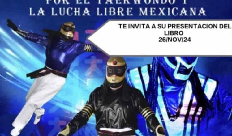 Presentará Gym-Kata su libro "Un viaje maravilloso por el taekwondo y la lucha libre"